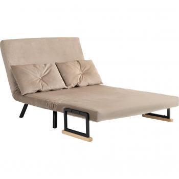 Confort Converti Homcom 102x73x81cm Accoudoirs en Bois Marron