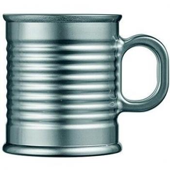 Taza de Vidrio Plateado 25 cl