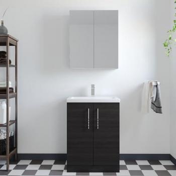 Balterley 2 Door Vanity Basin Unit with Polymarble Basin