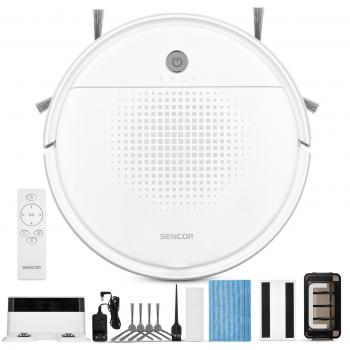 Aspirapolvere Robot Sencor SRV 1550WH – Lavaggio Pavimento, Silenzio Pro