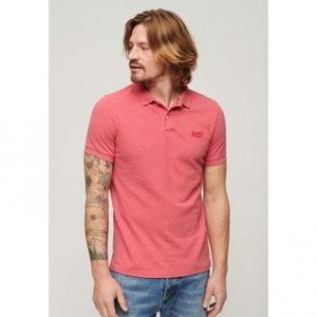 Polo Superdry Hombre Rosa