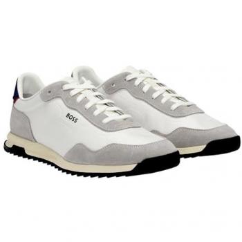 BOSS Zayn Baskets Blanches et Grises 45