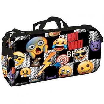 Sac de sport noir Emoji 55x32
