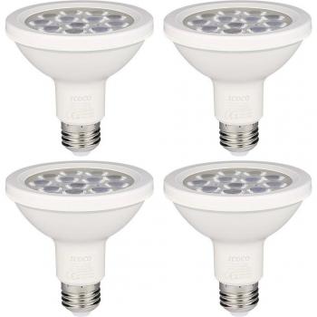 ICOCO 4Stck PAR30 LED 12W Dimmbare Strahler 1000LM 3000K Warmweiß für 75W Halogen