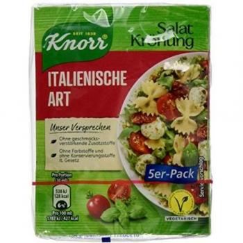 Knorr Salatkrönung Italienische Art 5er-Pack 450 ml, 40 g Beutel