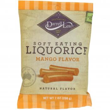 Darrell Lea Mango Soft Eating Licorice, 8-Pack, 7 oz Bags