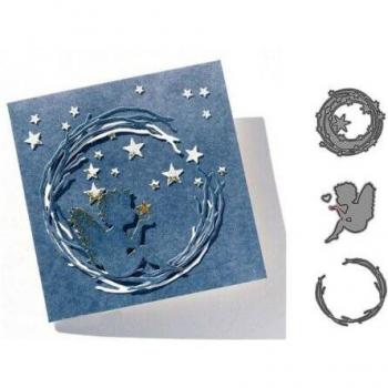 L-Sunday Angel Circle Star Card Making Dies