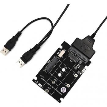 Conector USB 2.0 para M.2 Key B y mSATA