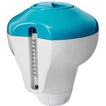 Dispenser cloro per piscine con termomentro integrato, Intex 29043