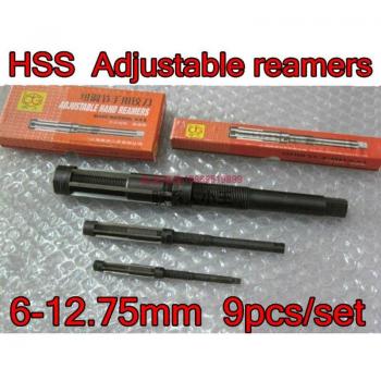9-Piece HSS Adjustable Reamer Kit 6-12.75mm