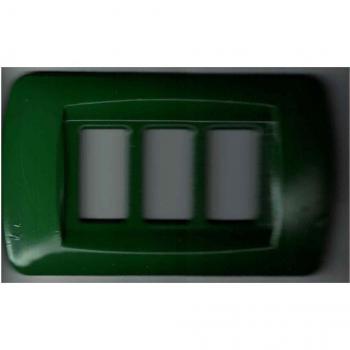 Placchetta ABS Serie Magic Bticino Verde 1 Foro