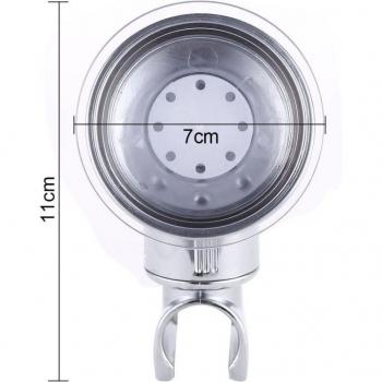 Tige murale extensible pour pomme de douche et aspirateur
