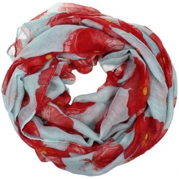 Envoltura Estilo Poncho Mujer en Rojo