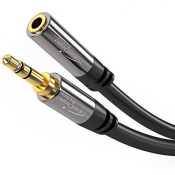 KabelDirekt – Extensor de Audio Estéreo 3,5mm de 5m