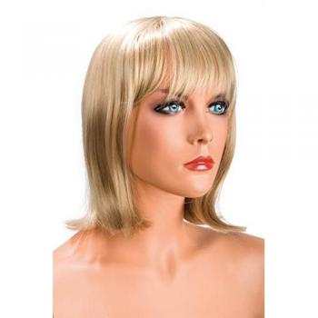 Perruque Camila blonde carré frange mi-longue