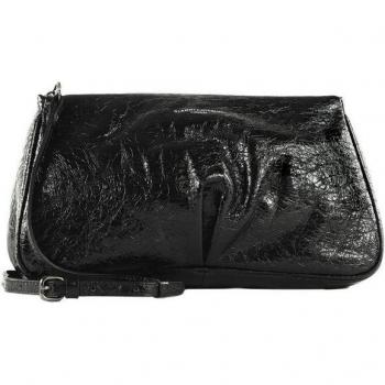 Crossbody Bag Gianni Chiarini Nero Vera Pelle Vitello Donna