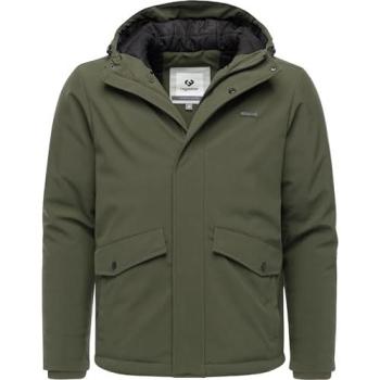 Wasserdichte Kapuzenjacke Ragwear Shellis YOUMODO – Herren, L, Dark Olive