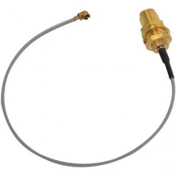 Cable de antena IPX/u.fl a SMA Jack hembra 15cm dorado
