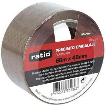 Cinta Adhesiva Marrón 48mm x 66m