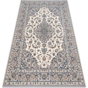 Tappeto di Design Nain 120x170 cm in Beige e Blu