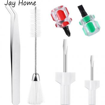 Juego de limpieza y reparación para máquina de coser, 6 piezas