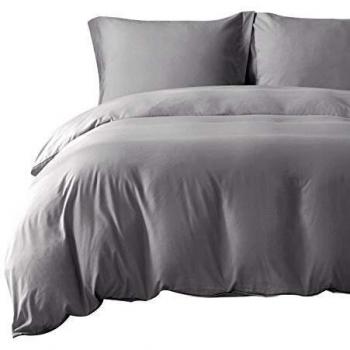 Microfiber King Bedsheet Set with Duvet and Quilt