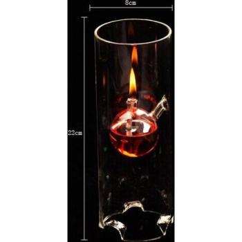 Elegant Glass Candlestick Set