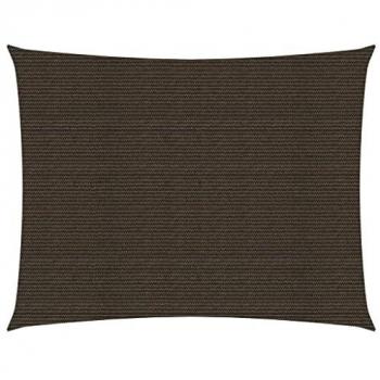 Vela de sombra 2,5 x 3,5 m 160 g/m² marrón