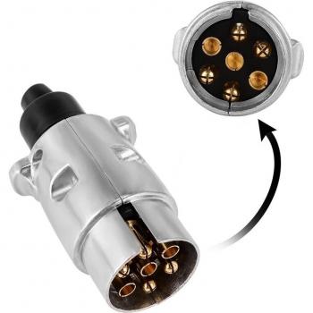 Enchufe Resistente al Agua 12V 7 Pines – Ideal para Camiones, Autocaravanas y Barcos