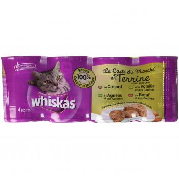 Whiskas Mélange d’agneau et veau en terrine