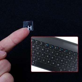 Russian Language Keyboard Stickers for 10-17 Inch Laptops