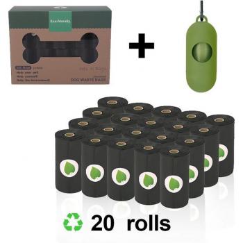 Green Dog Poop Bag Collection Box