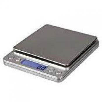 Perel 500 g Digital Mini Scale, Square Design