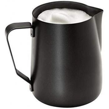 APS Kanne per Latte, Design Antiaderente, Nero