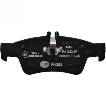 Disc Brake Pad Set – Hella 8DB 355 018751 (Low-Metallic)