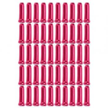 Pack de 50 embouts pour câbles de vélo en aluminium