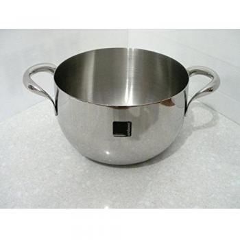 Casseruola KIKKA Ø 24 cm – Alta, 2 Manici, Acetato Inox