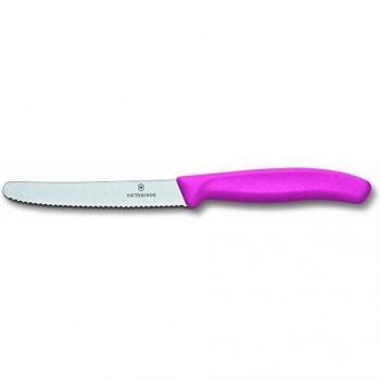 Victorinox Vespermesser 6.7836.L115, Tomato Knife, Nylon Pink