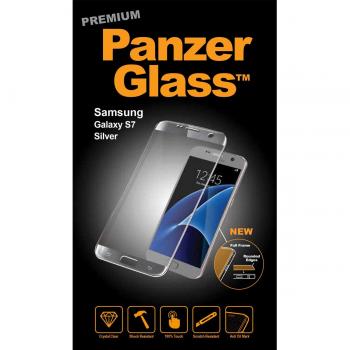 Silberne PanzerGlass 1056 Displayschutzfolie für Galaxy S7