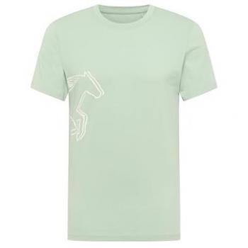 Tee MUSTANG Austin Color Verde Pastel / Off-White