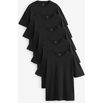 Next Black Essential Baumwoll‑Tops 5‑Pack – Herrenhandschuh für den Alltag