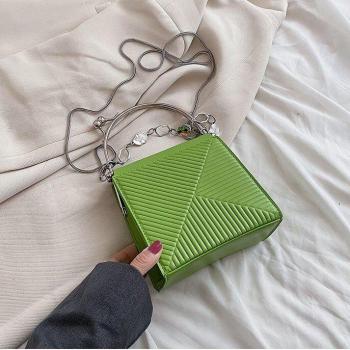Colorful Striped Bucket Handbag for Women
