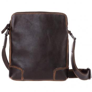 Borsa Ufficio Uomo 3 Comparti Vera Pelle Dudu Marrone
