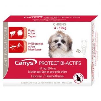 Canys Protec Bi-Actifs 67mg/600mg Traitement Spot-On (4-10kg)