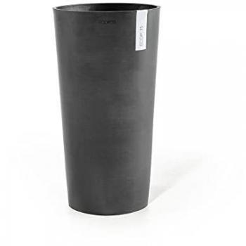 Ecopots Blumentopf Amsterdam Midi, dunkelgrau, 34 x 34 x 66 cm