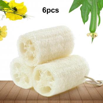 Pack Luffa Exfoliant 6 Éponges – Hygiène Personnelle