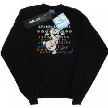 Disney Women's Frozen I Love Warm Hugs Pullover