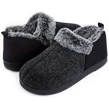 ThermoPlush Faux Fur Slippers – UltraIDEAS Wool‑Like Micro Suede Women’s Shoes