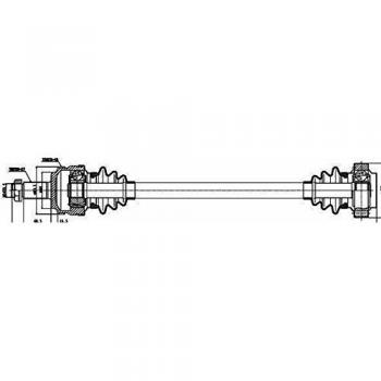 Antriebswelle Hinten Rechts (BMW) – GSP 205002 – Modellnummer 33211229493