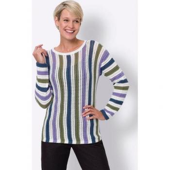 Sieh an! Ajour Strickpullover für Frauen